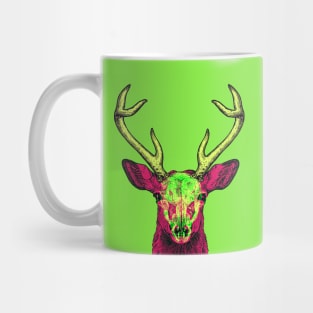Deer Skull Interactive Magenta&Green Filter T-Shirt #2 By Red&Blue Mug
